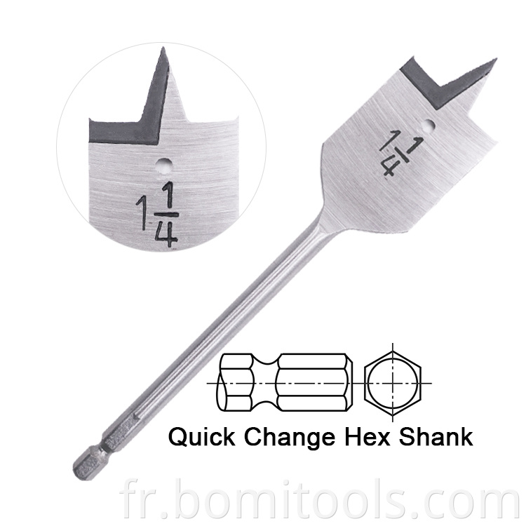 -Hex-Shank-Tri-Point-Flat